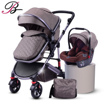 Neuer Kinderwagen 2019 Baby Kinderwagen 3 in 1 für 0-3 Jahre Baby Kinderwagen mit abnehmbarem Einkaufskorb